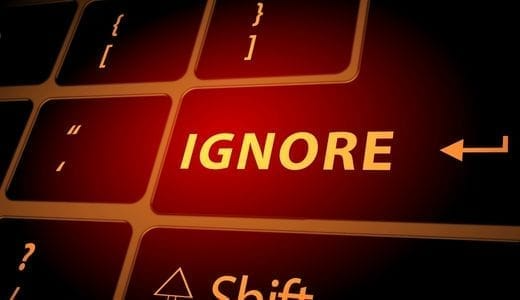Ignore key on keyboard